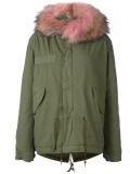 fur collar parka