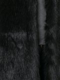 sleeveless faux fur coat