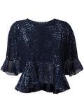 sequin embellished blouse 