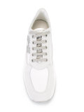 studded logo lace up trainers 
