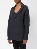 distressed linen blazer