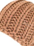 pompom ribbed beanie