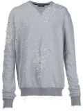 distressed sweater