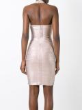 halterneck fitted dress