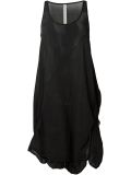 ruched semi sheer dress