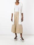 striped cropped trousers 