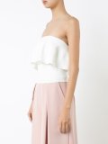 layered strapless top