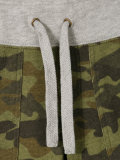 camouflage track shorts