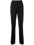 pleat-front tailored trousers