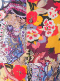 Patchwork print shirt 
