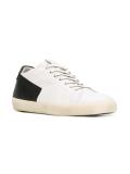 perforated contrast detail sneakers