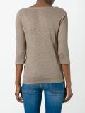 boat neck T-shirt