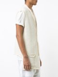 asymmetric sleeveless cardigan 