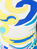 printed fitted dress
