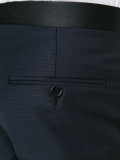 contrast lapel suit