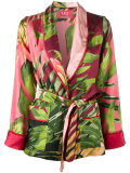 jungle print kimono jacket 