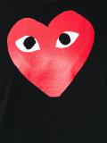 heart print T-shirt