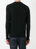 embroidered logo sweatshirt 