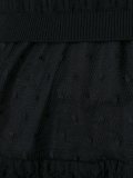 flared detail knitted blouse