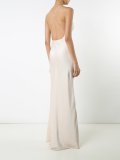 long halter-neck dress 