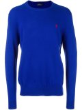 embroidered logo jumper