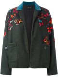 'butterflies' embroidered jacket