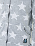 stars print hooded jacket 