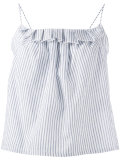 frill trim vest top 