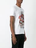 snake print T-shirt