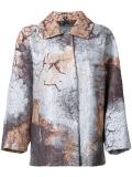 stained metallic effect coat