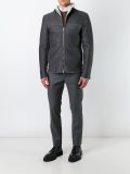 funnel neck zip jacket