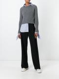 ribbed detailing jumper