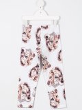 female lion cub print leggings