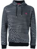 'Swallow' striped hoodie 