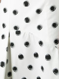 dotted flared skirt 