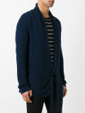 tie-fastening cardigan