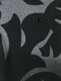 leaf print polo shirt