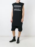 drop-crotch track shorts 