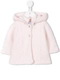 hooded knit jacket