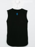 logo print vest