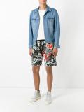 floral print shorts