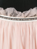 embellished tulle skirt