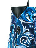 paisley print tote