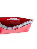 smoking lips beaded clutch