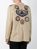 multi patch shirt jacket 