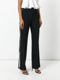 sequin panel trousers