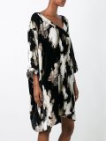 bleached velvet dress