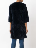 cropped sleeves coat 