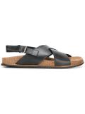 crossover strap sandals