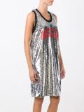 sequinned tank dress